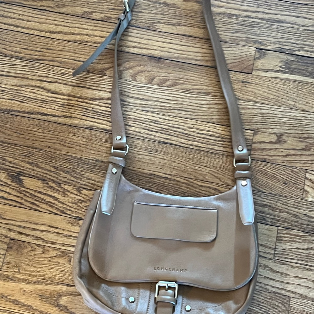 Longchamp Brown Leather Shoulder Bag